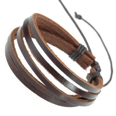 Trendy T&T Leather Bracelet – LB93 Model Wristband, New Without Tags 13 thumbnail image