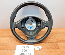 99-03 Oem Bmw E39 525 535 540 Multifunction Steering Wheel Black M Leather 99-03 Oem Bmw E39 525 535 540 Multifunction Steering Wheel Black M Leather