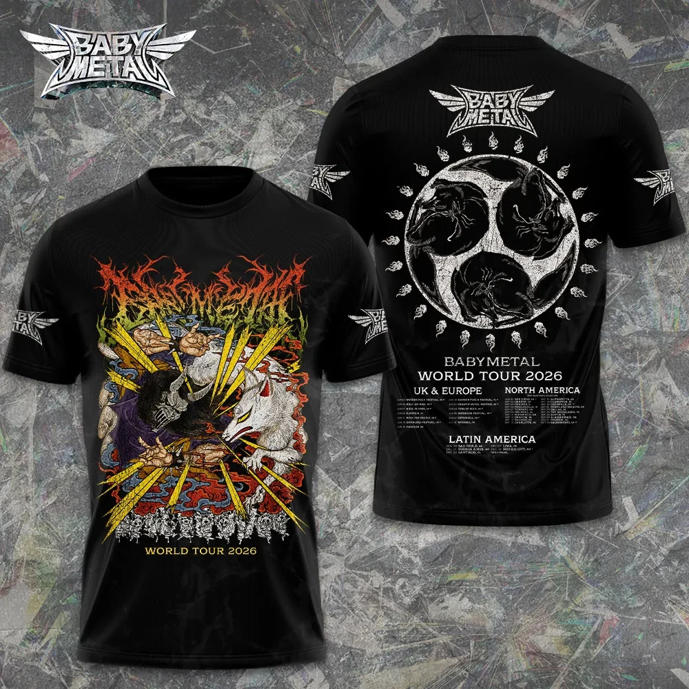 Babymetal World Tour 2026 3D Apparel
