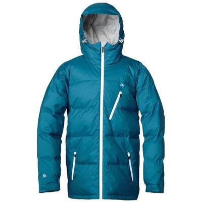 Mens Large Quicksilver Travis Rice Polar Pillow Mens Down Jacket 15k Snowboard