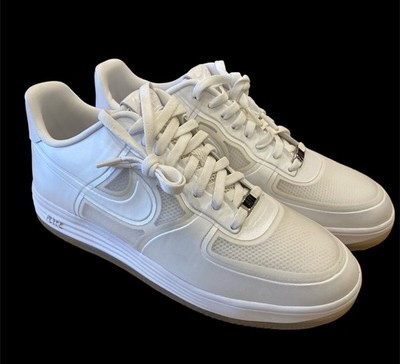 0089) Nike Lunar Force 1 Fuse QS  Easter'' 2013 White Pearl 614491-100 Size 13