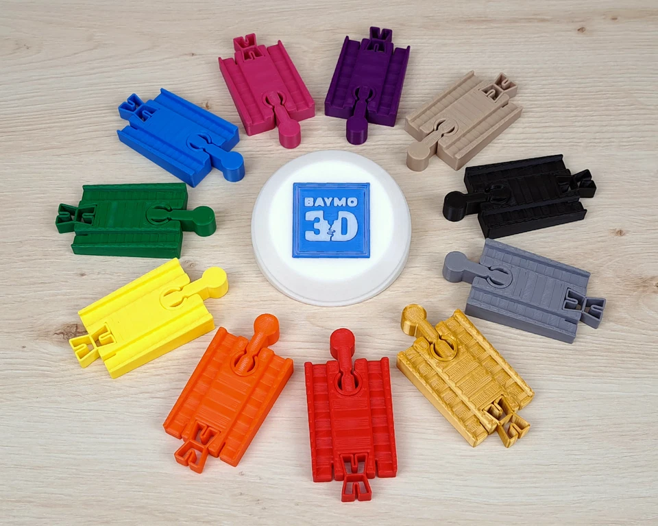 Adaptadores de oruga de madera Thomas Tomy Plarail años 90-2008 x2 (Brio/Bigjigs/Ikea) Foto 2 de 4