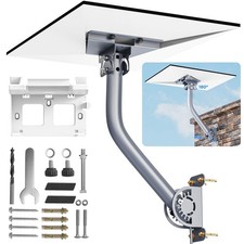 Starlink Mount for Standard 4/4X/Gen 3, with 2-in-1 Router Gray