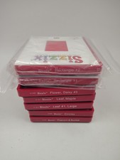 Lot Of 7 Mixed Sizzix Dies Original Dies Includes All Different Shapes Bundle