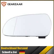 Vetro Specchio Retrovisore Esterno/Laterale Sinistro per Audi A4 8K B8 Veicolo 1pz Lato Guidatore