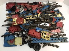 Vintage Erector Set Parts Lot of 12 Pounds Read 