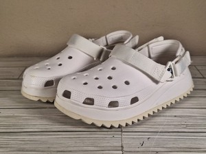 Crocs Hiker Xscape Clog Unisex Slip On Platform Sandals White M 8/ W 10 CROCS Hiker Xscape Clog Men 8 Off-White Sandals Wm 10 Unisex  main image 2