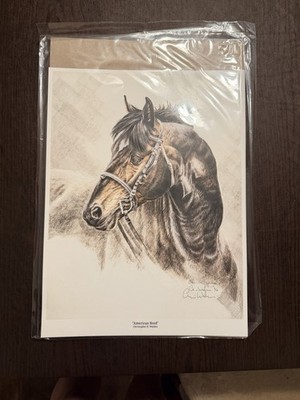 CHRISTOPHER WALDEN PRINT ''AMERICAN BRED  Signed LIMITED 2/10 16  X 12  2015 MINT