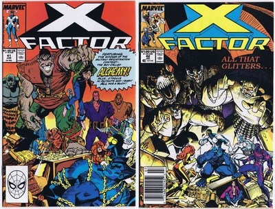 X-FACTOR # 41-42 US Comics 1989 Art Adams