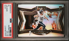 Bo Nix Silver Prizm Field Level PSA 10 (RC): 2024 Select Football Broncos