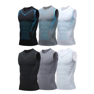 Evolv-Off Kompressionsshirt, V-Boost 2025 neue Version Ionic Shaping ärmellos