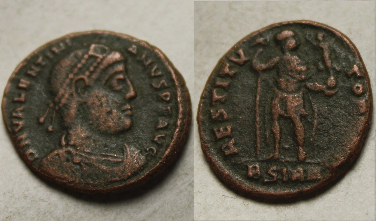 やんやん 75cm×147cm インペリアルブロンズ Valentinian I Bronze Roman Imperial Coins (27 BC-476 AD) for sale