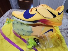 Nike Air Zoom LJ Elite Long Jump Track Shoes FZ9326-800 Men Sz 9 With Spikes