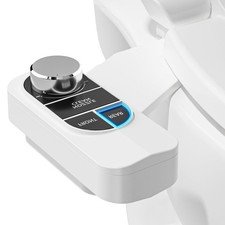 SAMODRA Non-Electric Bidet Attachment for Toilet Self-Cleaning Dual Nozzle Fr