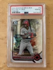2022 Bowman Chrome 1st Elly De La Cruz PSA 10 Gem Rookie Card Mega Box RC #BCP50