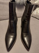 Damen Schuhe Stifeletten Leder Schwarz Gr. 40 Vagabond