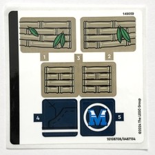 LEGO STICKER SHEET 71480 Logan The Mighty Panda DREAMZzz Decals Stickers