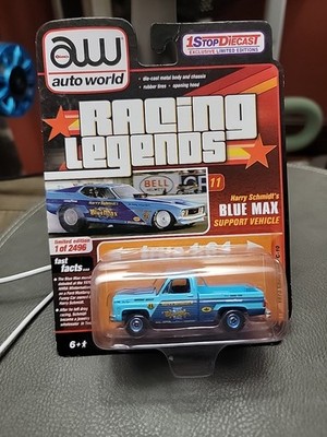 Auto World Racing Legends 1973 Chevrolet C-10 Harry Schmidt's Blue Max 