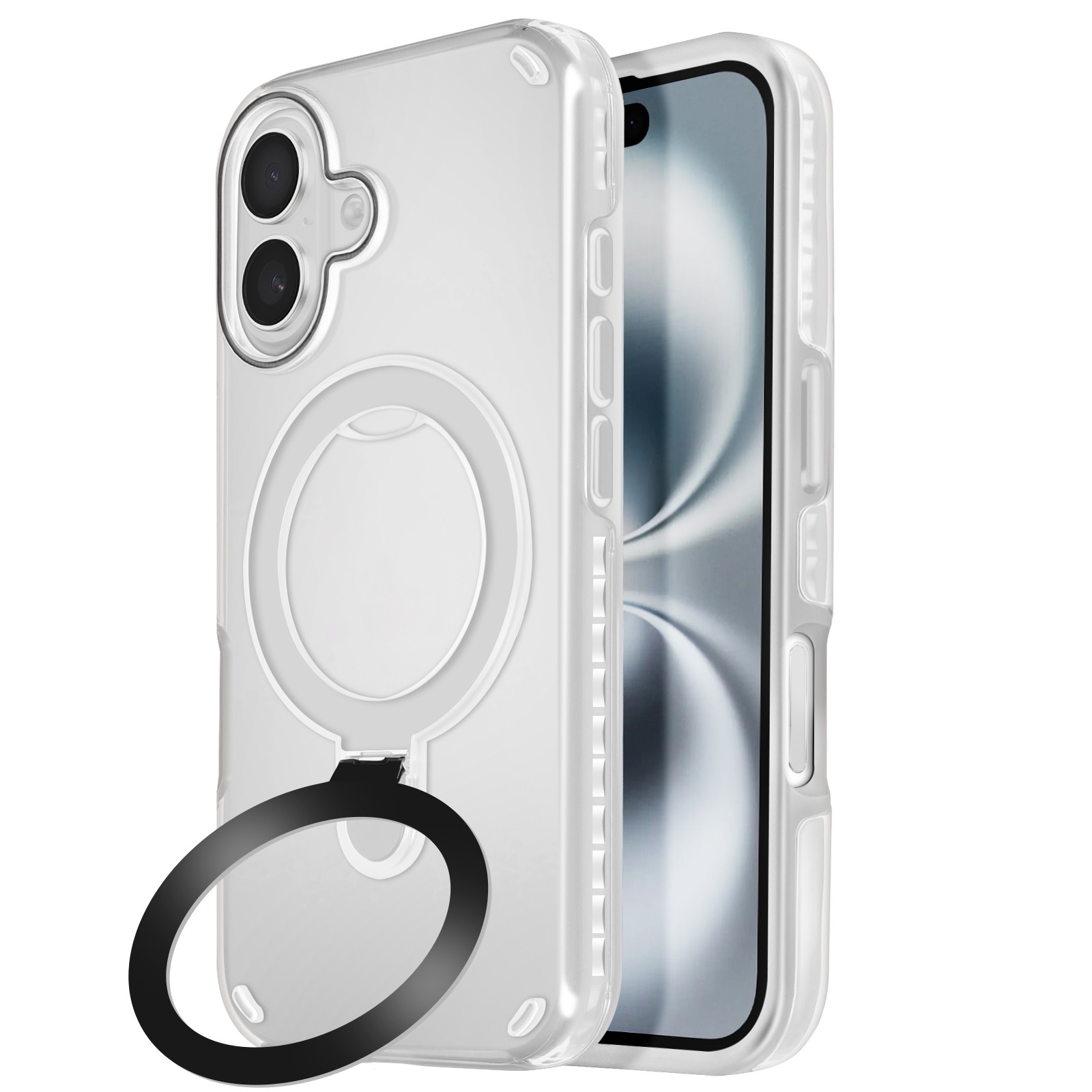 Coque antichoc Avizar iPhone 16 Plus pour éviter les bris d'écran et poser sur table