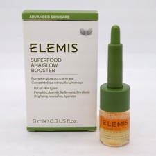 Elemis Superfood AHA Glow Booster Full Size 9 ml New in Box