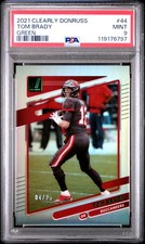 2021 PANINI CLEARLY DONRUSS GREEN #44 TOM BRADY 4/25 PSA 9