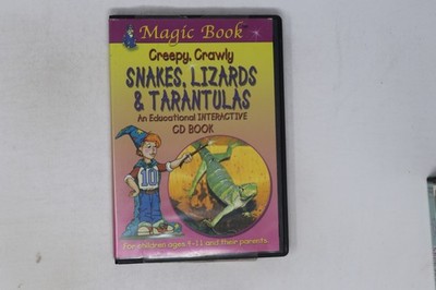 Magic Book Creepy Crawly Snakes Lizards & Tarantulas CD Book