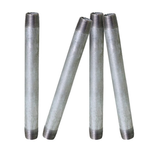 1/4 x 12 Galvanized Steel Nipple Pipe Threaded Fitting Supply Giant