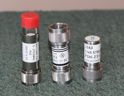 UNUSED Rohde & Schwarz 358.5714.02 PAD, 1145.5773.02 adapter and 1145.5780.02