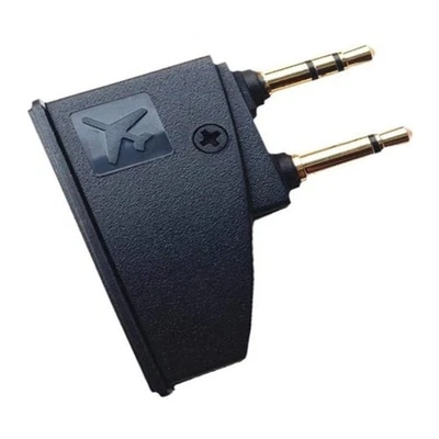 Adaptateur De Casque D'Avion 35 Mono Prise À 2X35 Prises Compatible Avec - Photo 1/4