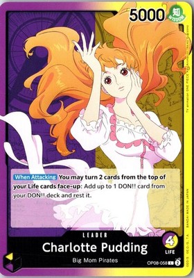 Charlotte Pudding (058) L Two Legends OP08-058 NM