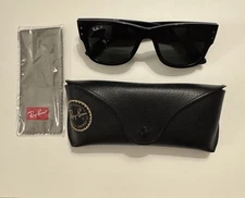 Ray-Ban Mega Wayfarer Polarized Polished Black 51mm Sunglasses RB0840S 901