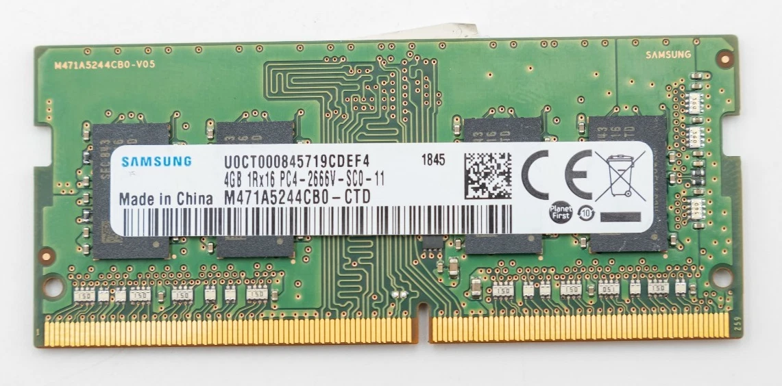 Samsung SO-DIMM Computer PC4-21300 (DDR4-2666) Bus Speed Memory