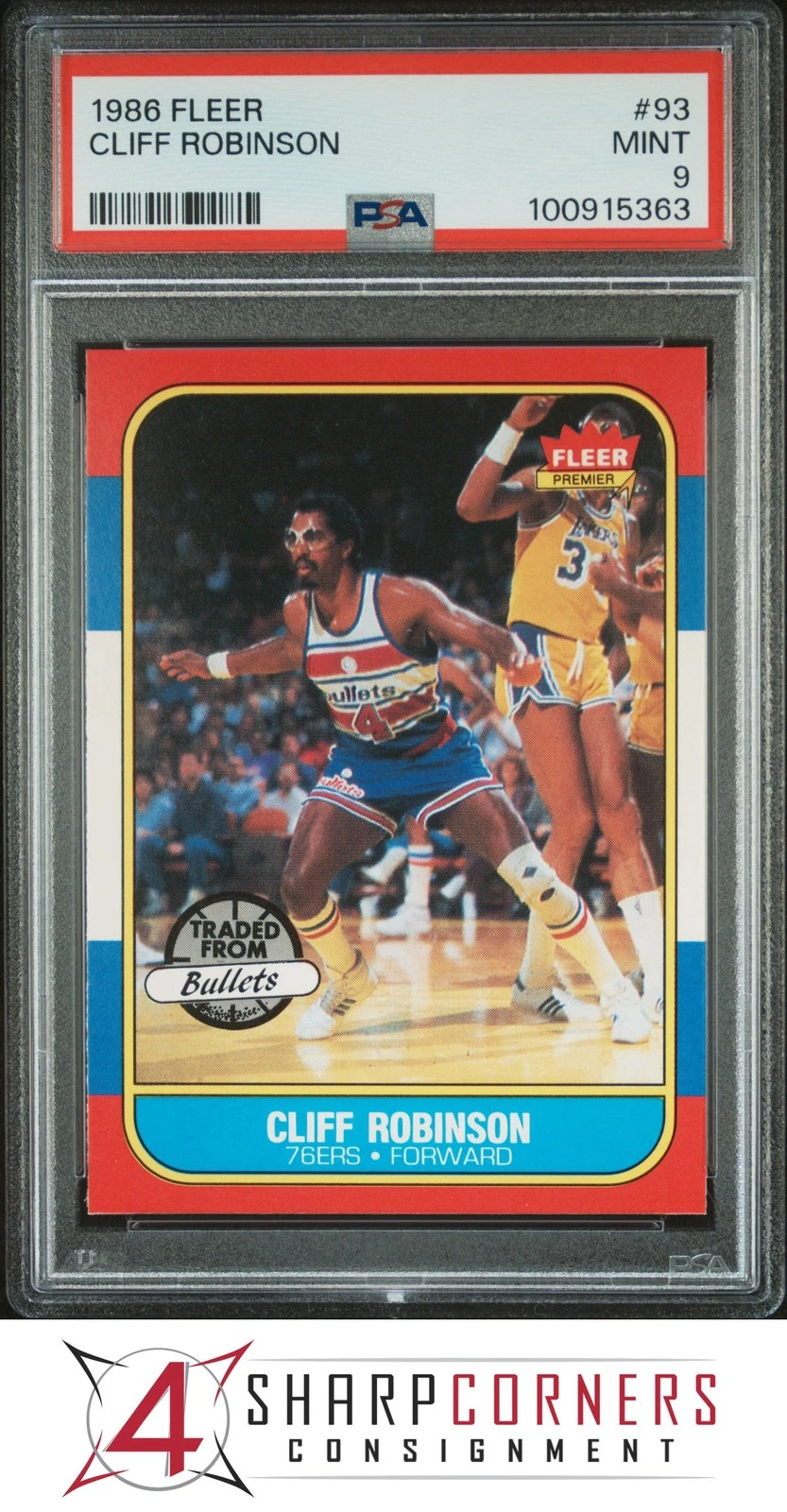Cliff Robinson trading card