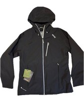 Image of Women’s rain Black Regatta Waterproof birchdale Jacket Size 16 tagged