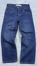 Levi's 550 Size 8 Regular Boys Relaxed Fit Denim Blue Jeans Waist 24 Length 22