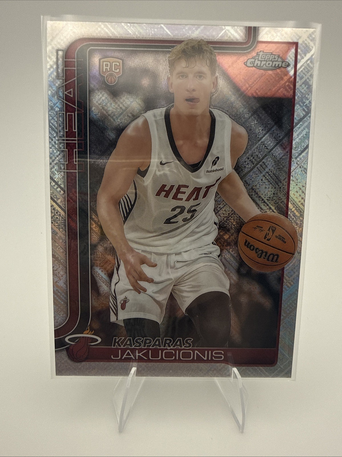 2025-26 Topps Chrome Basketball Kasparas Jakucionis RC #270 Skylight Refractor
