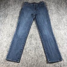 Gloria Vanderbilt Jeans Size 4 Womens Blue Amanda Classic Fit Straight Leg Denim