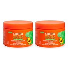 Cantu Avocado Hydrating Leave-In Conditioning 12 Ounce Pack of 2 , White