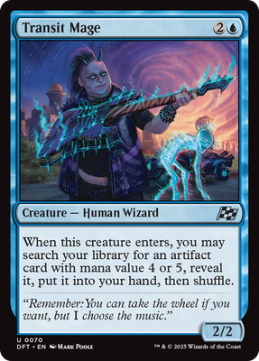 x1 Transit Mage DFT Aetherdrift MTG 70 UNCOMMON M/NM 1x
