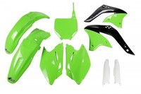 Kawasaki KXF 450 2006 Ufo Plast Verkleidung Kunststoff Kit Full GrüN