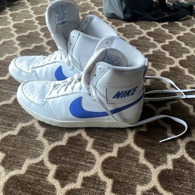 Nike Dynasty High Us11 Men s White/Blue 1985 made in Vietnam Vintage
