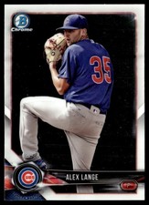 2018 Bowman Chrome Prospects Alex Lange Chicago Cubs #BCP54
