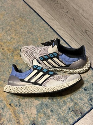 Adidas Ultra 4D Boost Running Shoes Men s Size 12 Chalk Blue Fusion Sneakers