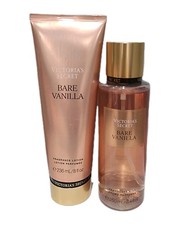 Victoria's Secret Bare Vanilla Fragrance Mist  Lotion Set 8.4 fl oz  8 fl oz