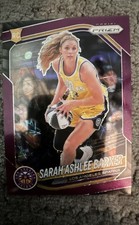 2025 Panini Prizm WNBA - Sarah Ashlee Barker #31 Purple Velocity Prizm /59 (RC)