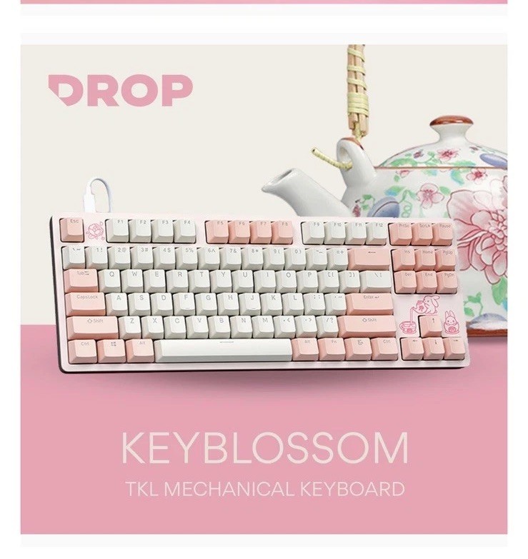 DROP Expression Series Keyblossom TKL Mechanical Keyboard - Holy Panda X Tact...