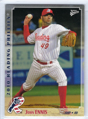 2010 Reading Phillies (Class AA-Philadelphia Phillies) John Ennis