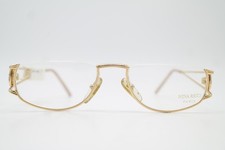 Vintage Glasses NINA RICCI PARIS NR 2034 Gold Half-Rim Eyeglass Frame