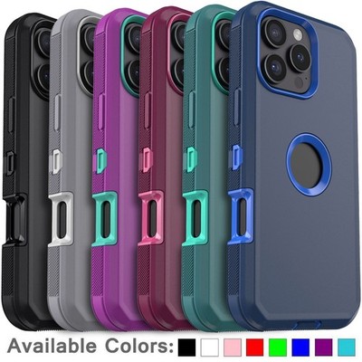 For iPhone 17 Air 16 15 Pro Max 14 13 12 11 SE2 Phone Case Heavy Duty Shockproof