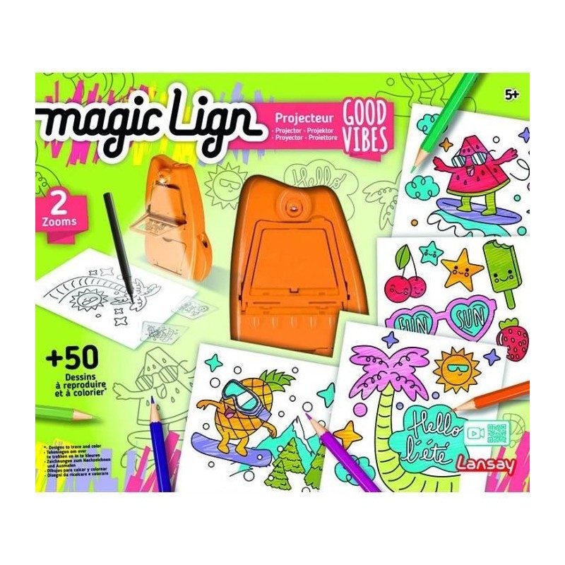 Projecteur de dessin Lansay Magic Lign pour stimuler la créativité des enfants à la maison